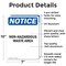 Signmission Non-Hazardous Waste Area OSHA Notice Sign, Aluminum, 7in W x 10in L, 2PK OS-2PACK-NS-A-710-V-15074 - alternate 2